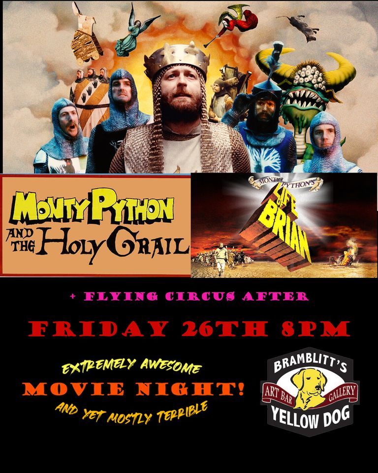 Movie night monty pythons holy grail life of brian bramblitt s