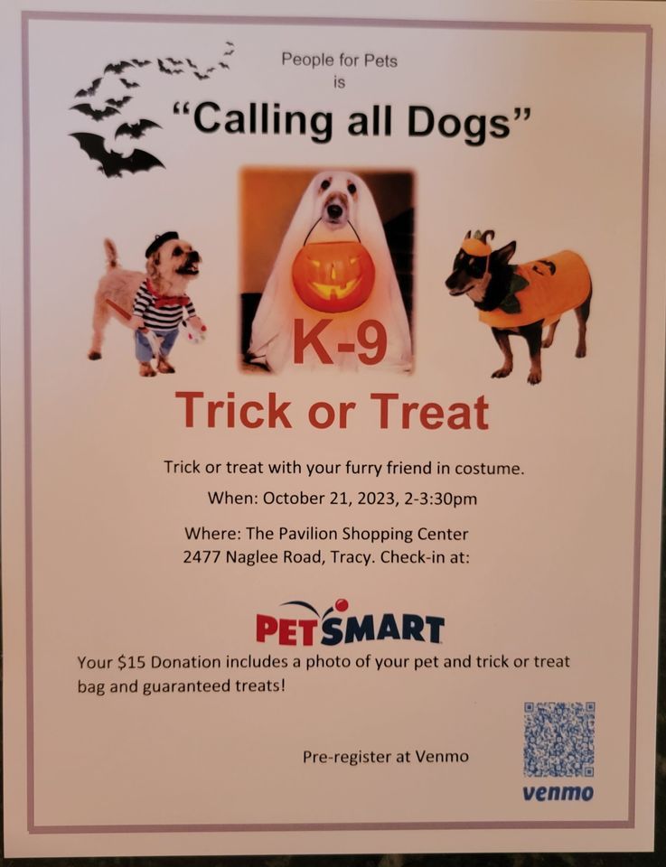 People for Pets K9 Trick or Treat, PetSmart (Tracy, CA), October 21