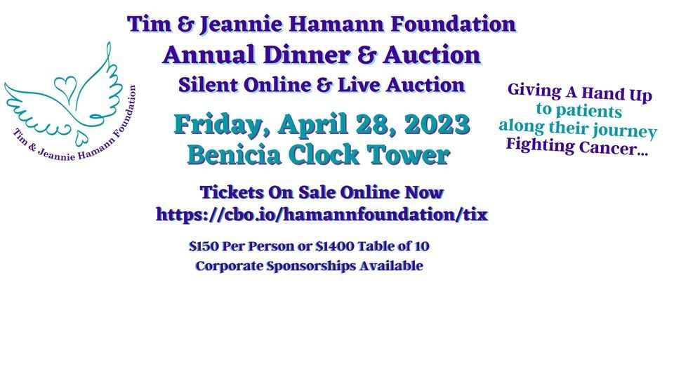 Annual Dinner & Live Auction benefitting Cancer Patients, Benicia Clock