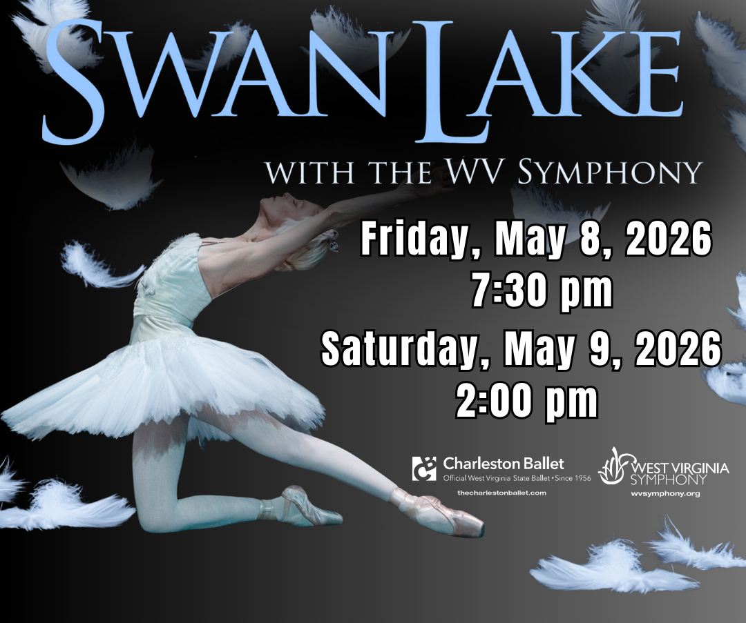 The Charleston Ballet & WV Symphony - Swan Lake at Clay Center, 8 May | Event in Charleston | AllEvents