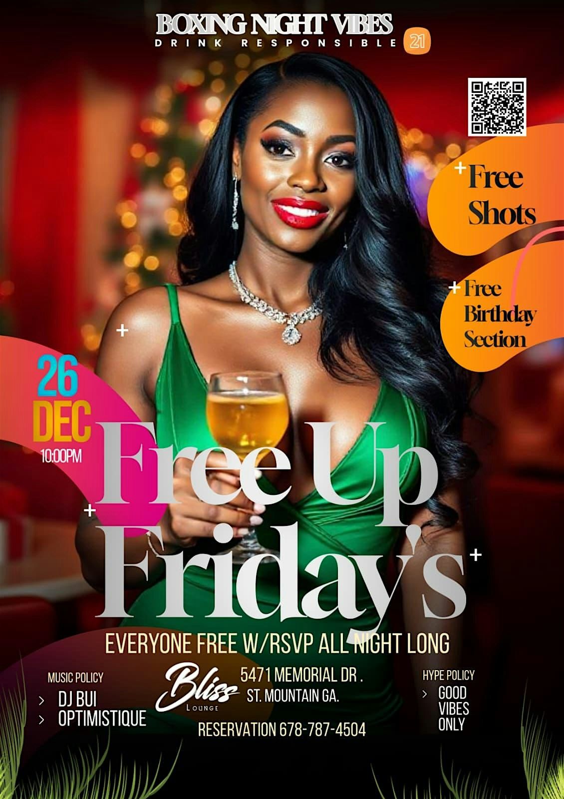 FREE UP FRIDAYS, 26 December | Event in Stone Mountain | AllEvents