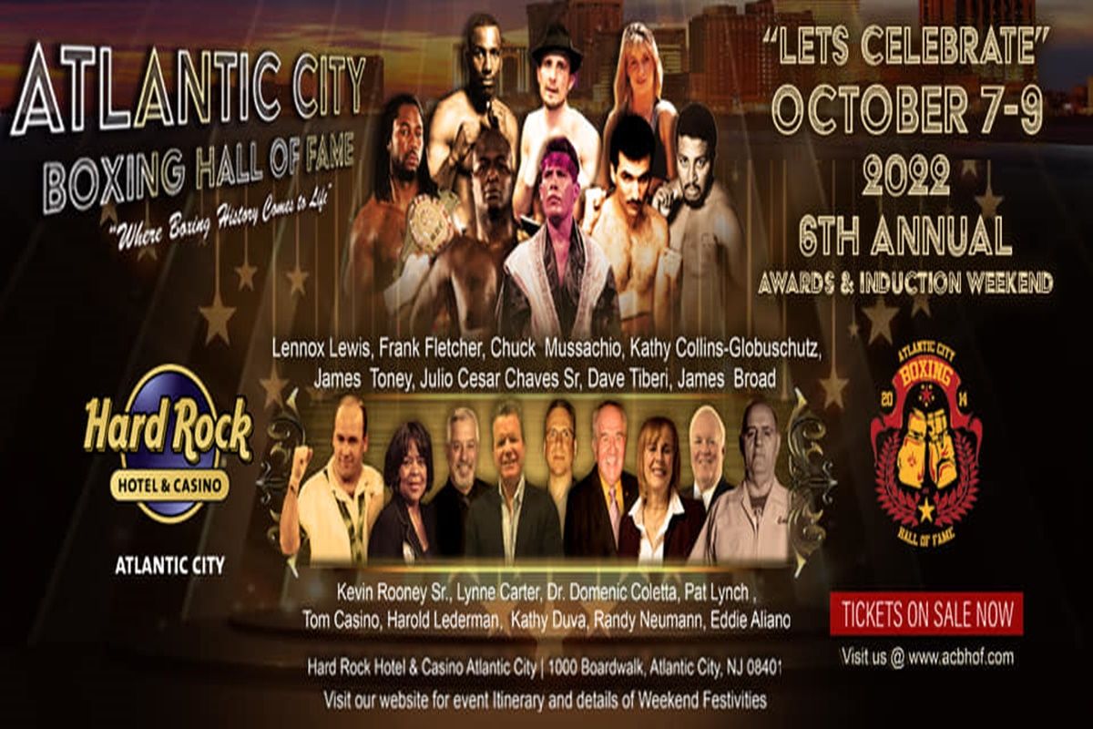 Atlantic City Boxing Hall of Fame Awards and Induction Ceremony at Sound Waves at Hard Rock Hotel and Casino Atlantic City, 27 September