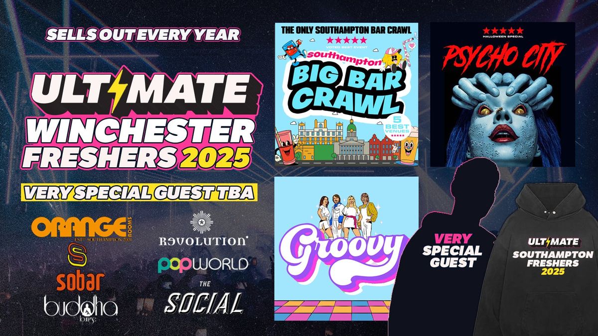  FREE QUEUE JUMP 🏃‍♀️‍➡️ SAVE £9.99 - ULTIMATE WINCHESTER FRESHERS ⚡ FREE Freshers Hoodie with Every Ticket! HUGE Artist TBA!, 22 September