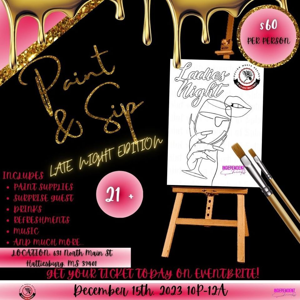 Paint and Sip ( LATE NIGHT EDITION) , Fairley's Wings & More