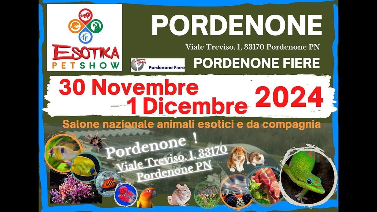 ESOTIKA PET SHOW - PORDENONE 2025, 29 November | Event in Pordenone | AllEvents