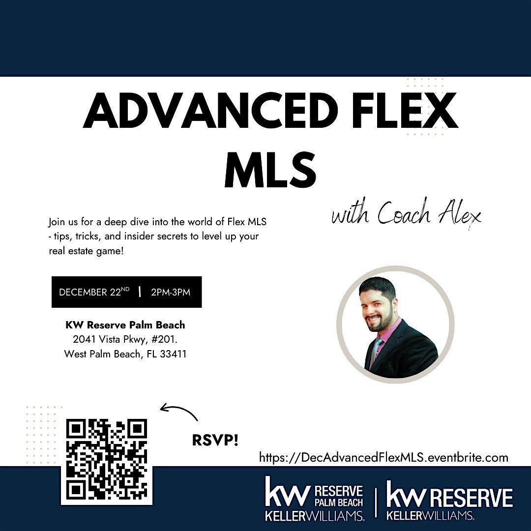 Advanced FlexMLS: Advanced techniques and practices, 22 December | Event in West Palm Beach | AllEvents