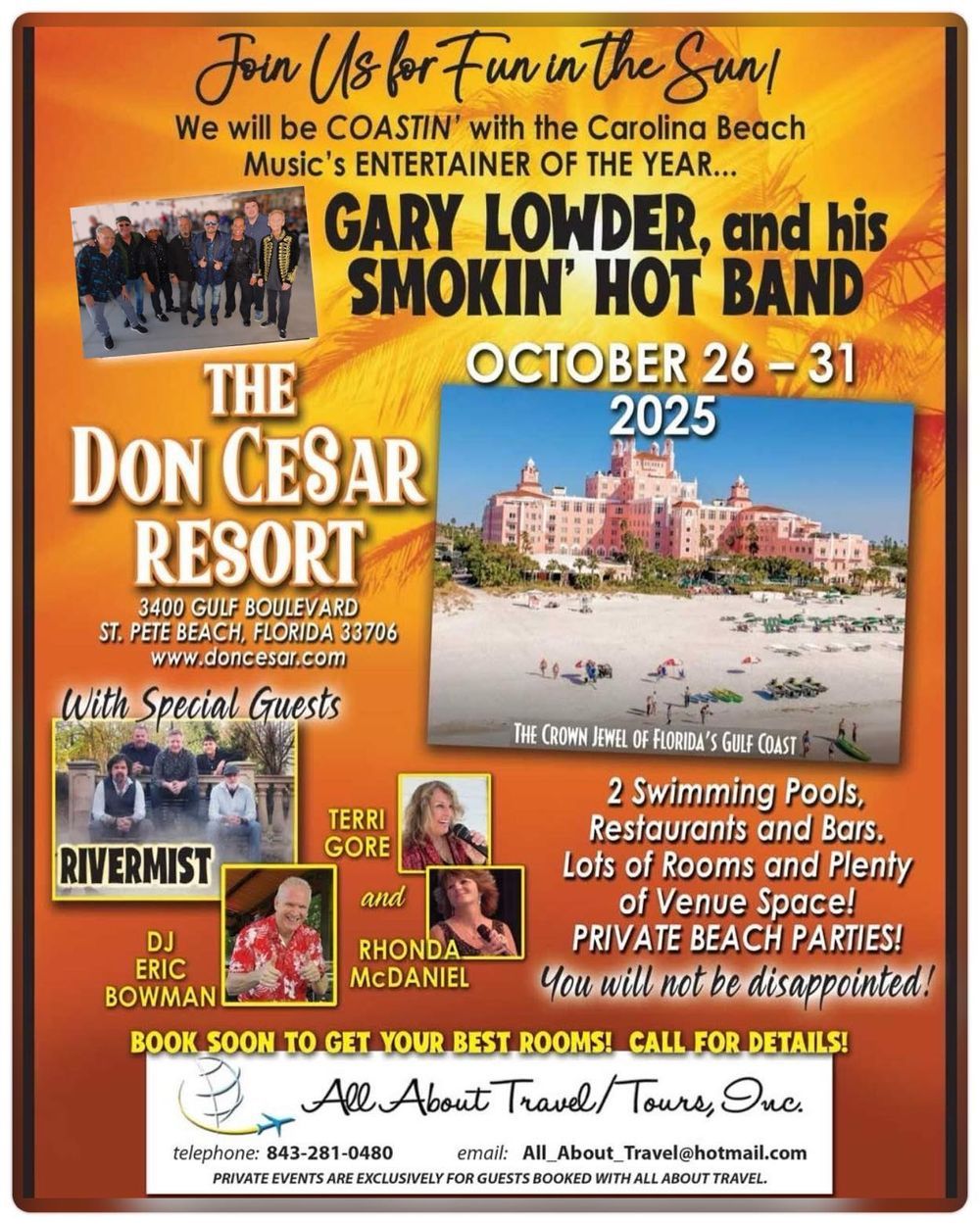 Gary Lowder and The Smokin Hot Horns, 25 July | Event in North Myrtle Beach | AllEvents