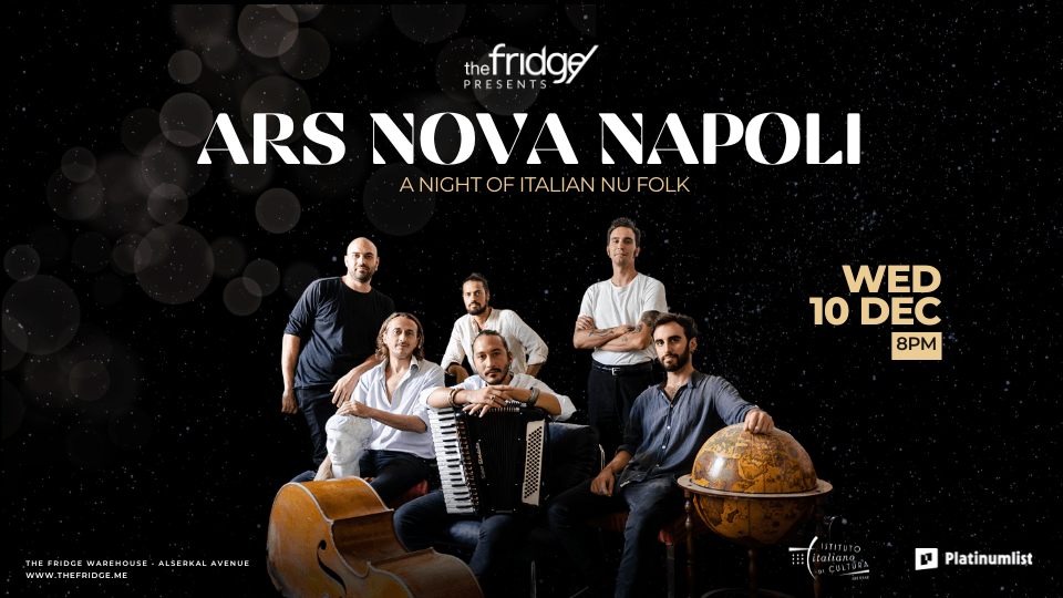 The Fridge Presents: Ars Nova Napoli in Dubai, 10 December | Event in Dubai | AllEvents