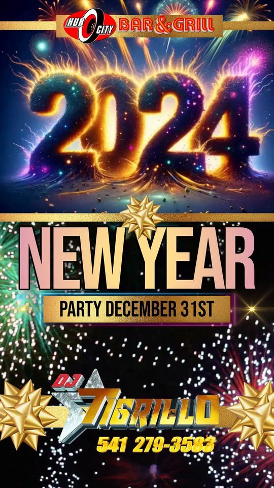 NYE Dance Party, Hub City Bar & Grill, Redmond, 31 December to 1
