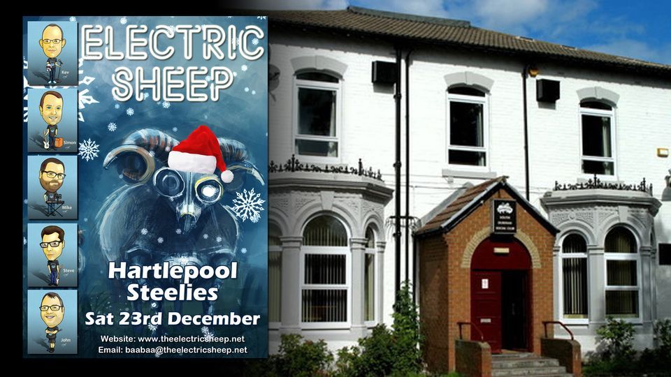 Electric Sheep at Hartlepool Steelworks Club, South Durhams Social Club