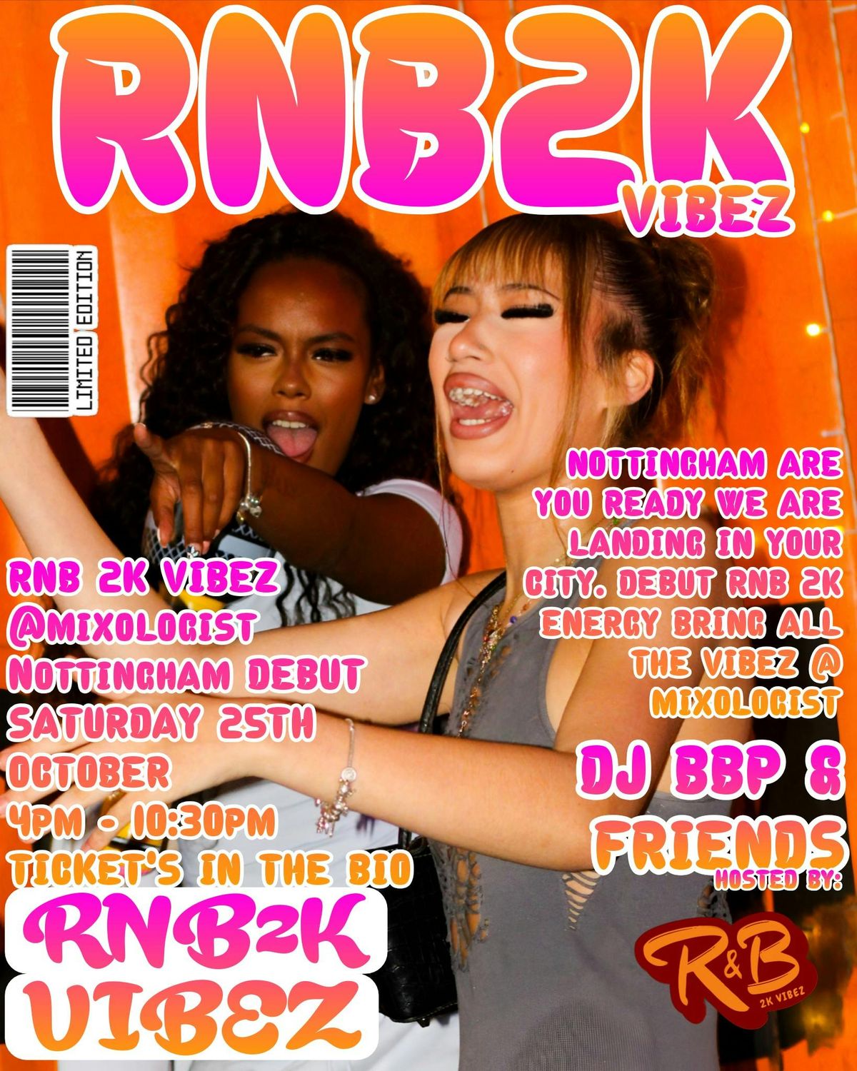 RNB 2K VIBEZ (MIXOLOGIST) - NOTTINGHAM DEBUT , 25 October | Event in Nottingham | AllEvents