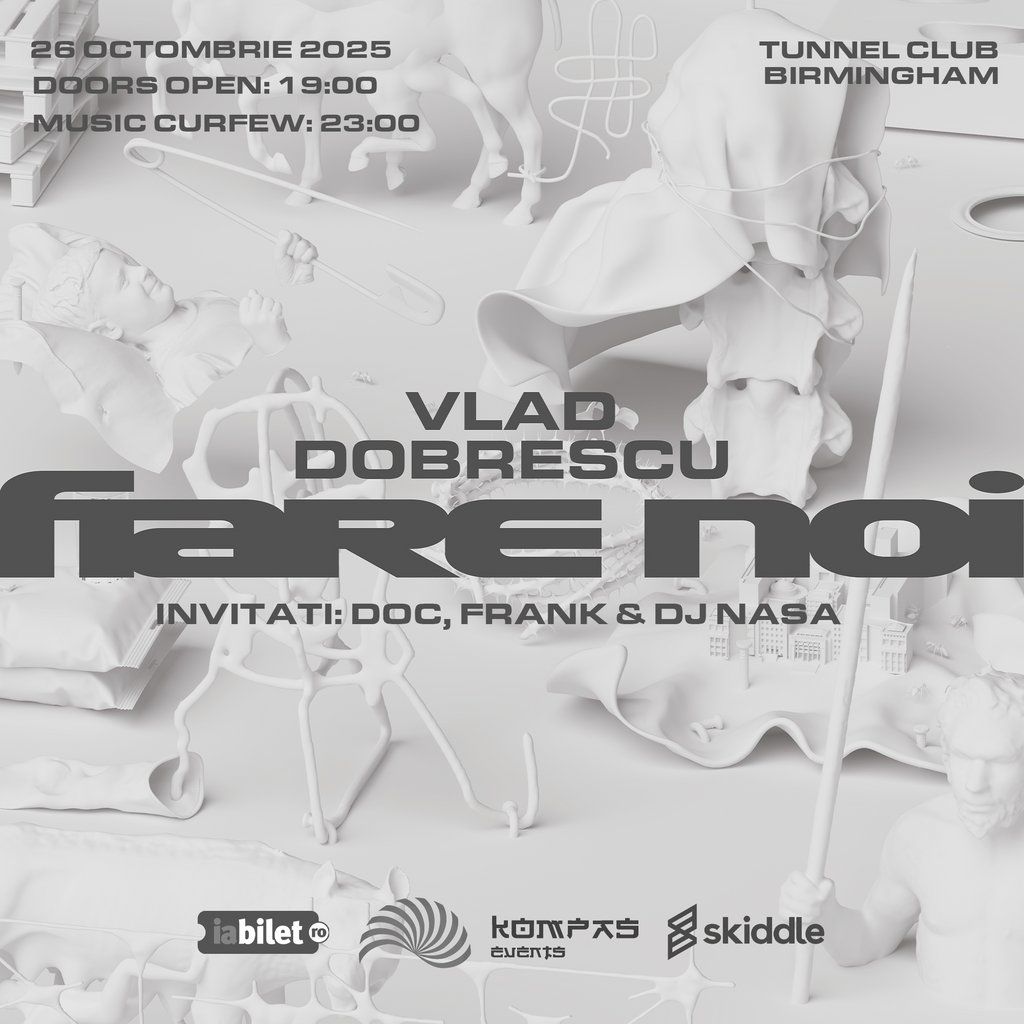 Vlad Dobrescu -  Lansare album Fiare Noi, 26 October | Event in Birmingham | AllEvents