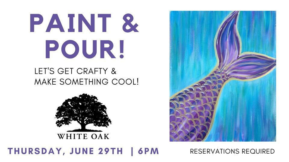 Paint & Pour at White Oak, White Oak Golf Club/ Canongate 1 Golf Club