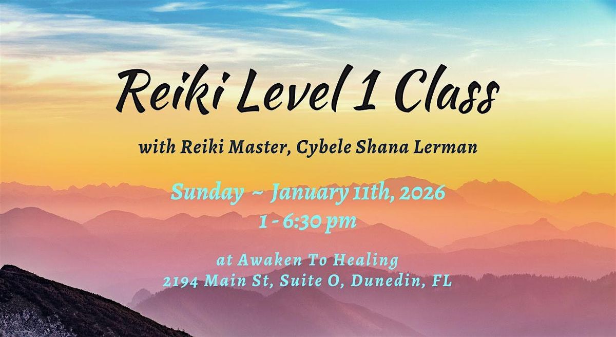 Reiki Level 1 Class, 11 January | Event in Dunedin | AllEvents