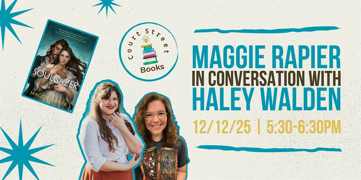 Maggie Rapier In Conversation With Haley Walden, 12 December | Event in Florence | AllEvents