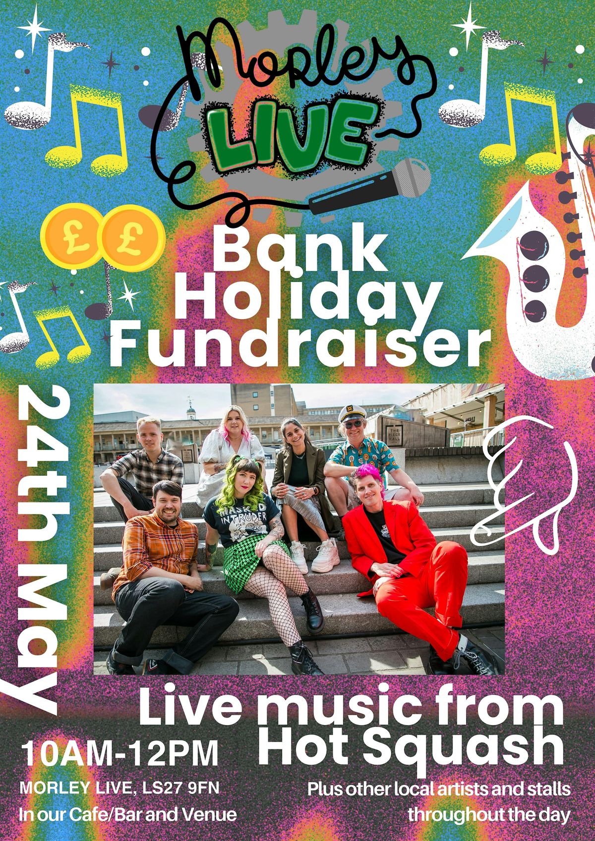 Hot Squash with Support - Morley Live Bank Holiday Fundraiser, Beryl ...