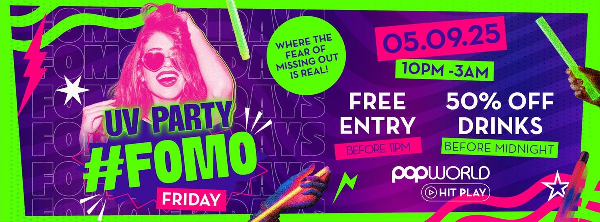 Fomo Friday UV Party, 5 September | Event in Bournemouth | AllEvents