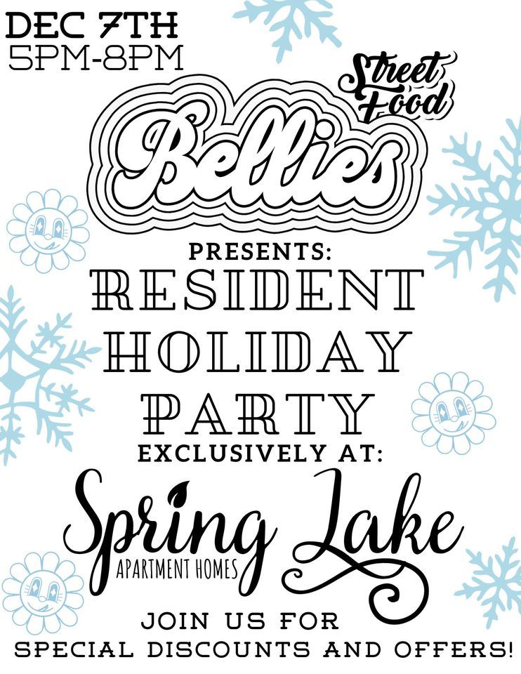 December Resident Appreciation Event with Bellies Food Truck!, Spring