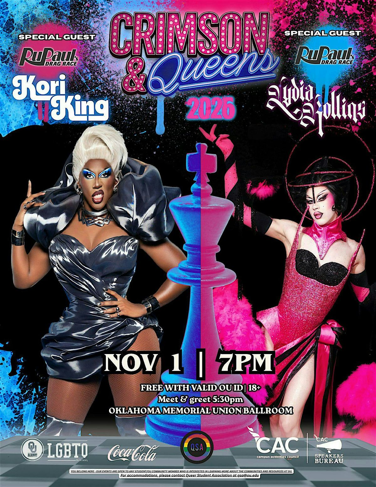 Crimson & Queens 2026, 900 Asp Ave, Norman, 1 November 2026 | AllEvents