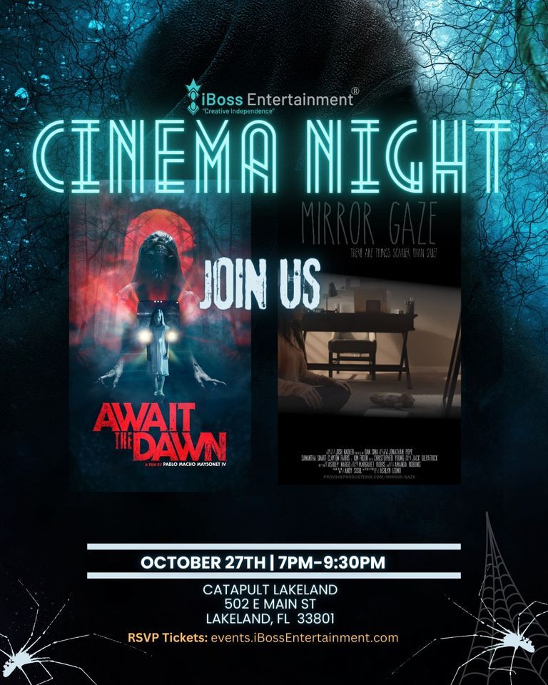 iBoss CINEMA NIGHT, Catapult Lakeland, October 27 2023 AllEvents.in
