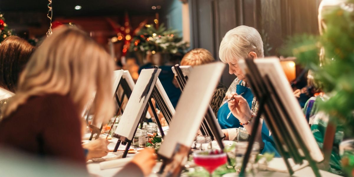 Christmas Paint & Sip @ Hilden Brewery x Easel Escape | Event in Lisburn | AllEvents