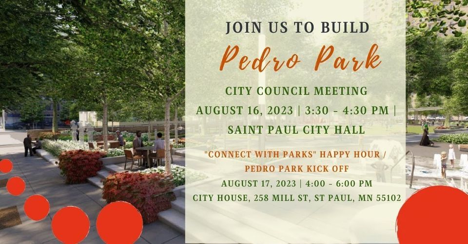 Pedro Park Funding Kick Off, Saint Paul City Hall and Ramsey County