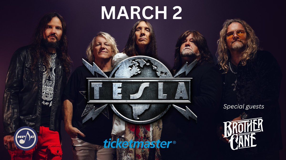Tesla with Brother Cane, 3 March | Event in Montgomery | AllEvents
