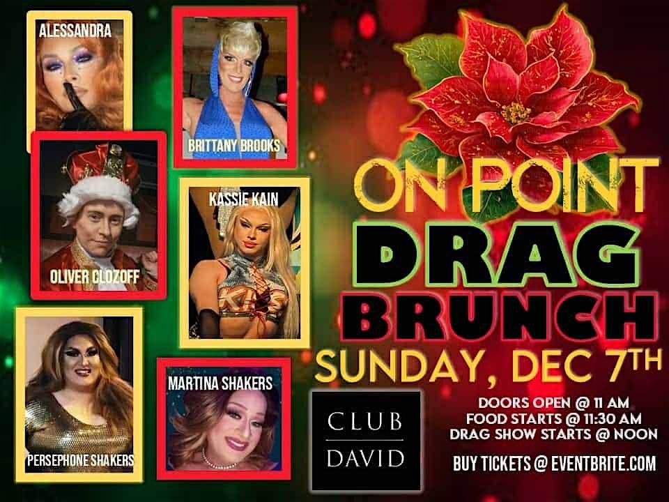 On Point Drag Brunch at Club David – Sunday, December 7th, 7 December | Event in Sioux Falls | AllEvents
