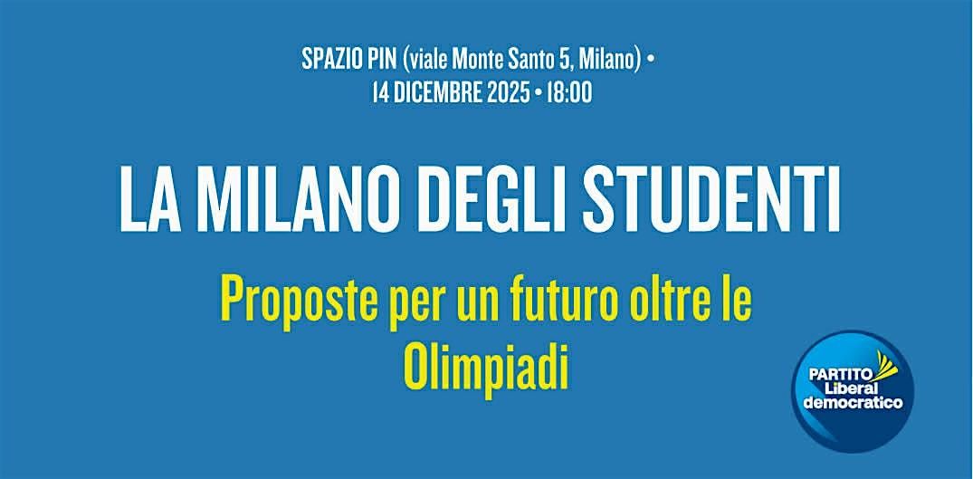 La Milano degli studenti - Proposte per un futuro oltre le Olimpiadi, 14 December | Event in Milano | AllEvents