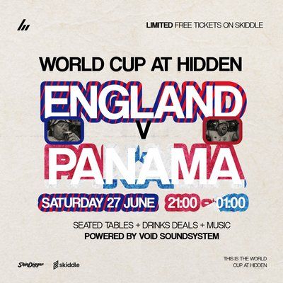 World Cup x Hidden - England vs Panama