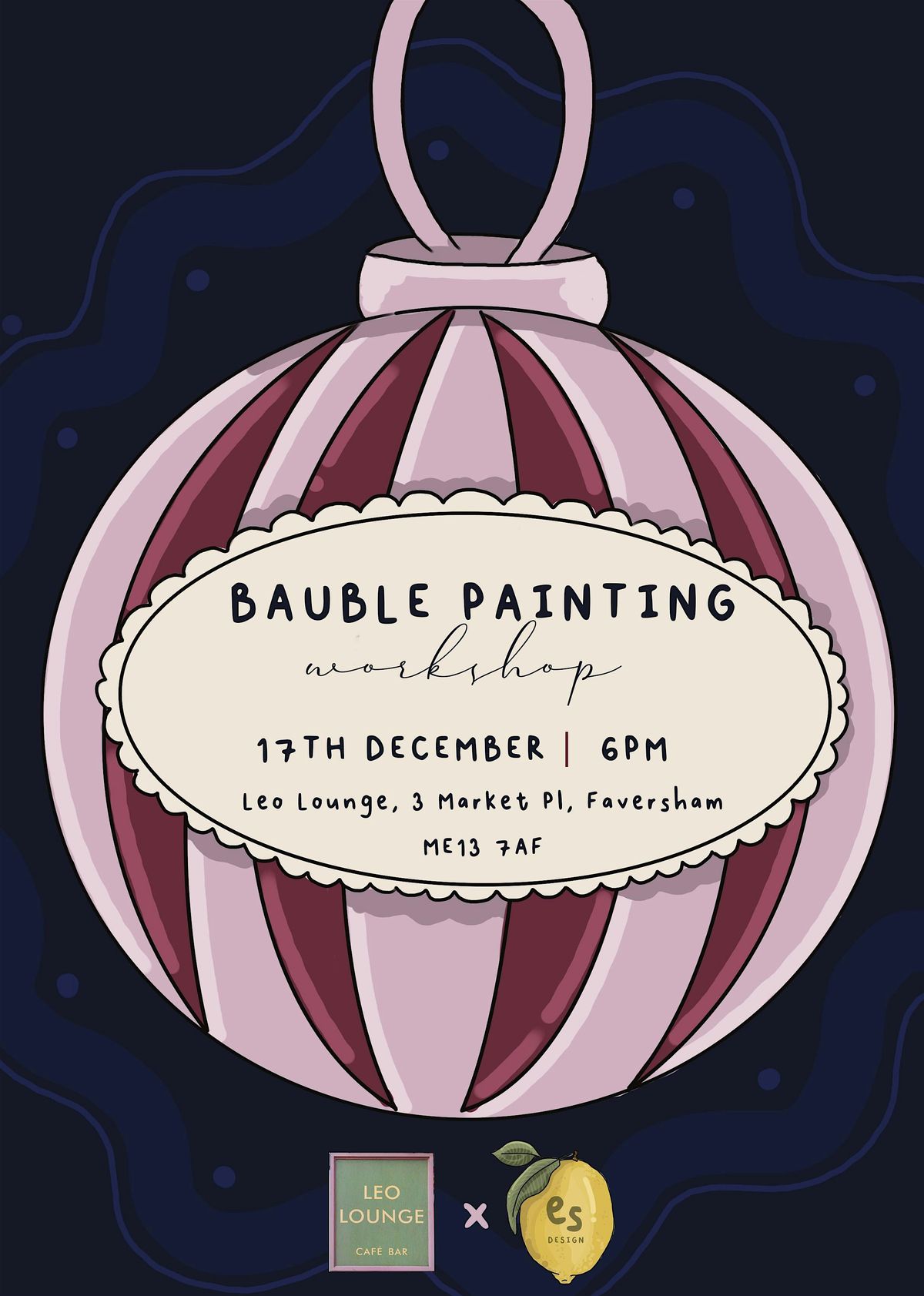 Bauble Painting Workshop with emilyssdesign, 17 December | Event in Faversham | AllEvents