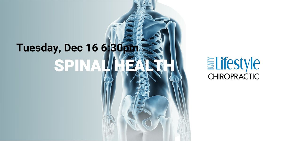 Spinal Health Class, 16 December | Event in Katy | AllEvents