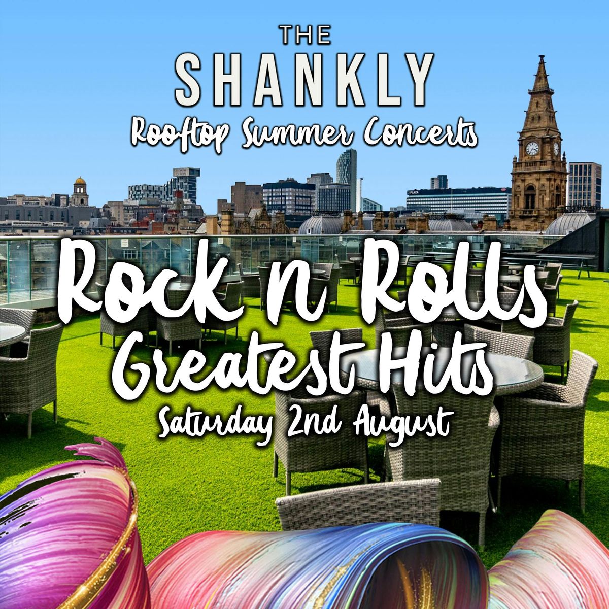Rock &amp; Roll Greatest Hits - The Shankly Rooftop Summer Party, 2 August | Event in Liverpool | AllEvents