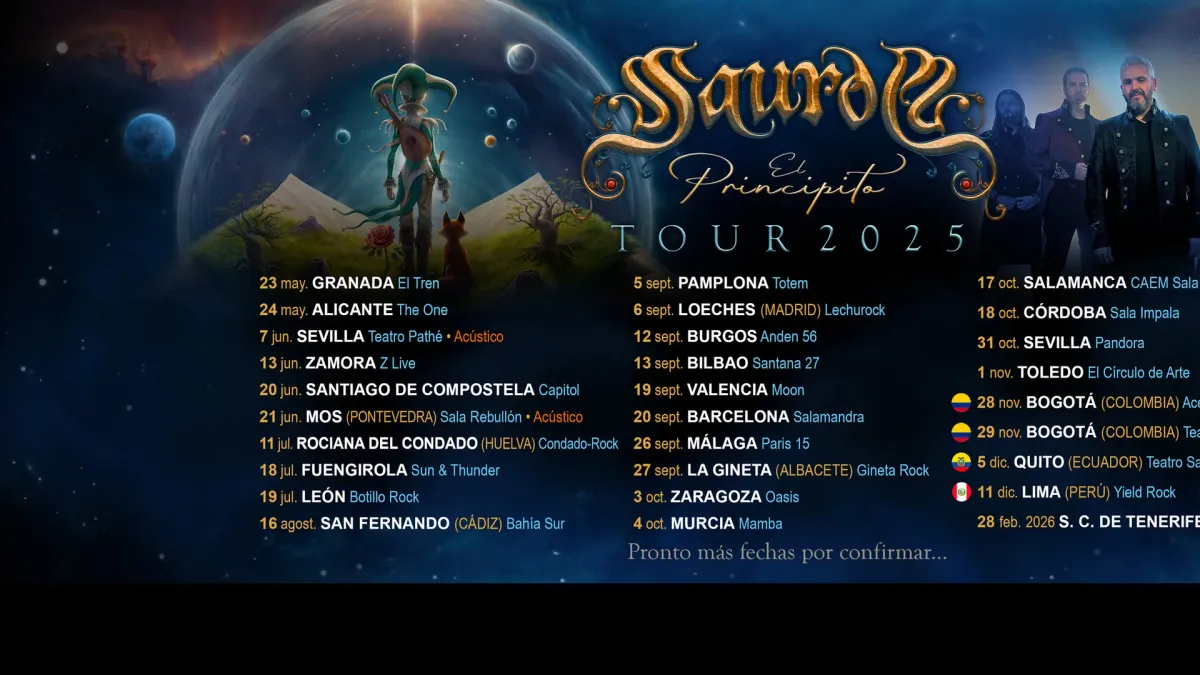 Saurom in Cádiz, 16 August | Event in Cádiz | AllEvents