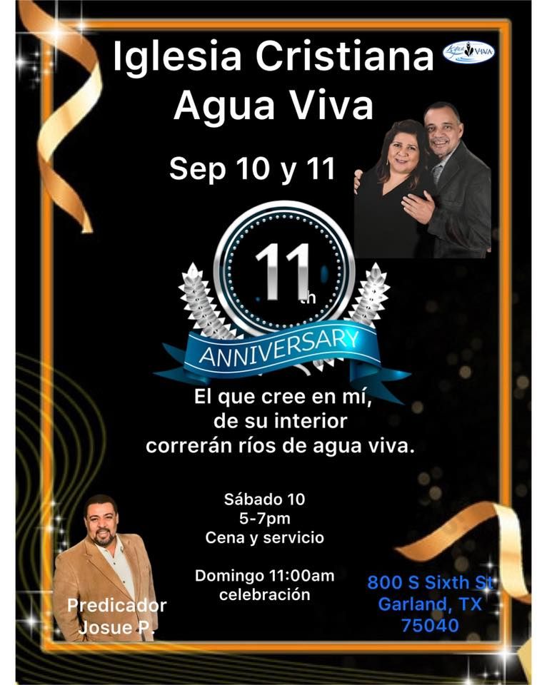 11th Aniversario, Iglesia Cristiana Agua Viva, Garland, 10 September 11th Aniversario, Iglesia Cristiana Agua Viva, Garland, 10 September