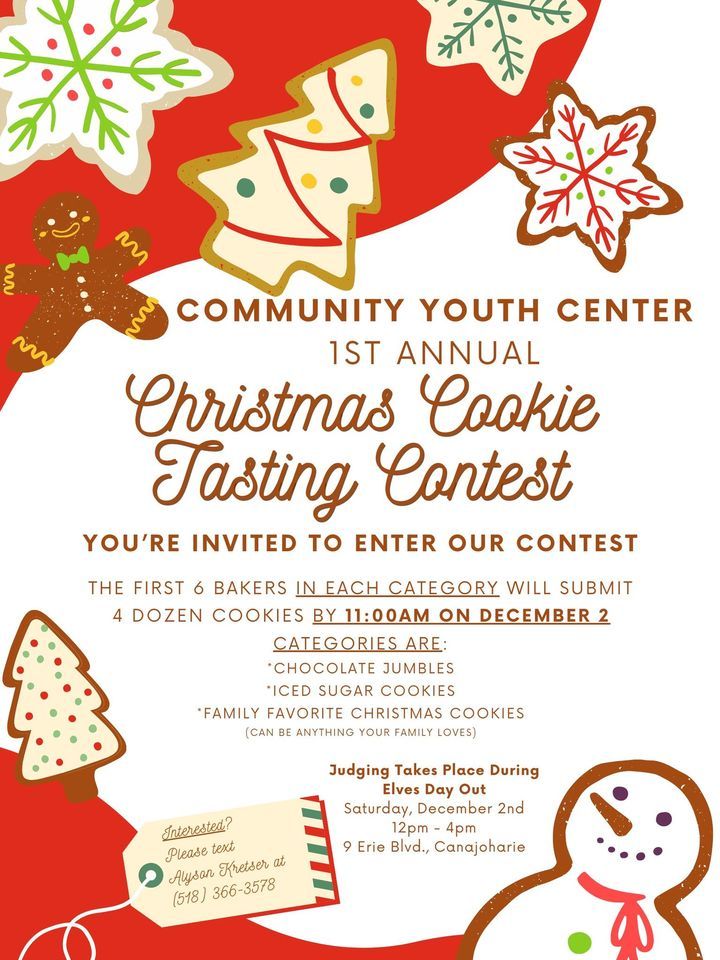 CYC Christmas Cookie Tasting Contest, Canajoharie CYC, December 2 2023