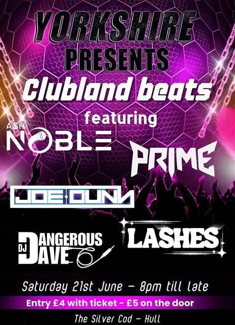 Clubland Beats , 21 June | Event in Hessle | AllEvents