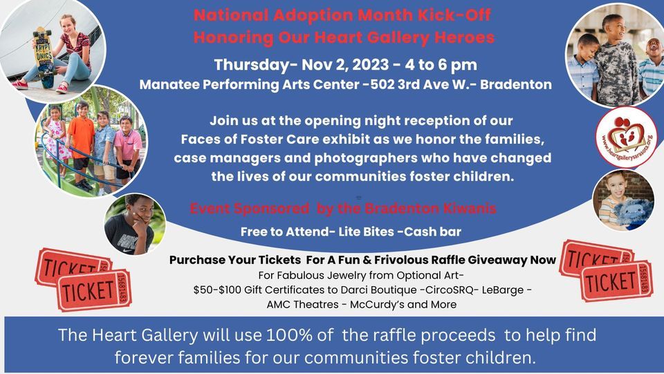 Heart Gallery Heroes National Adoption Month Kick-OFF, Manatee