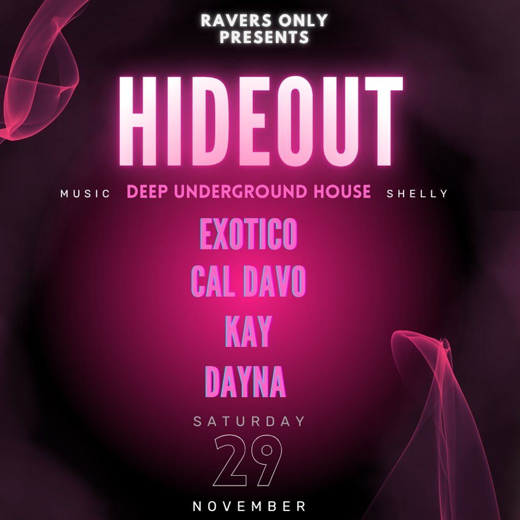 Hideout | Event in Manchester | AllEvents