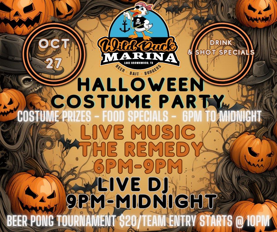 Halloween Party at Wild Duck Marina (Lake Brownwood), 320 High Top St, Brownwood, TX 768010967