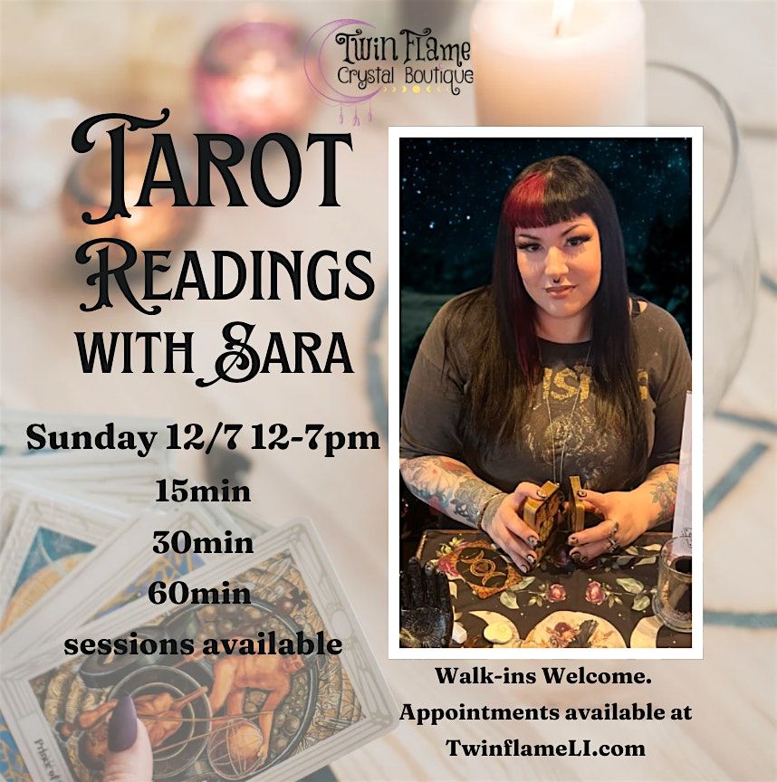 Tarot Readings with Sara!, 7 December | Event in Bethpage | AllEvents