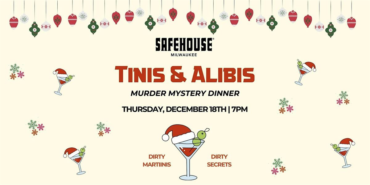 Tinis & Alibis: M**der Mystery Dinner, 18 December | Event in Milwaukee | AllEvents