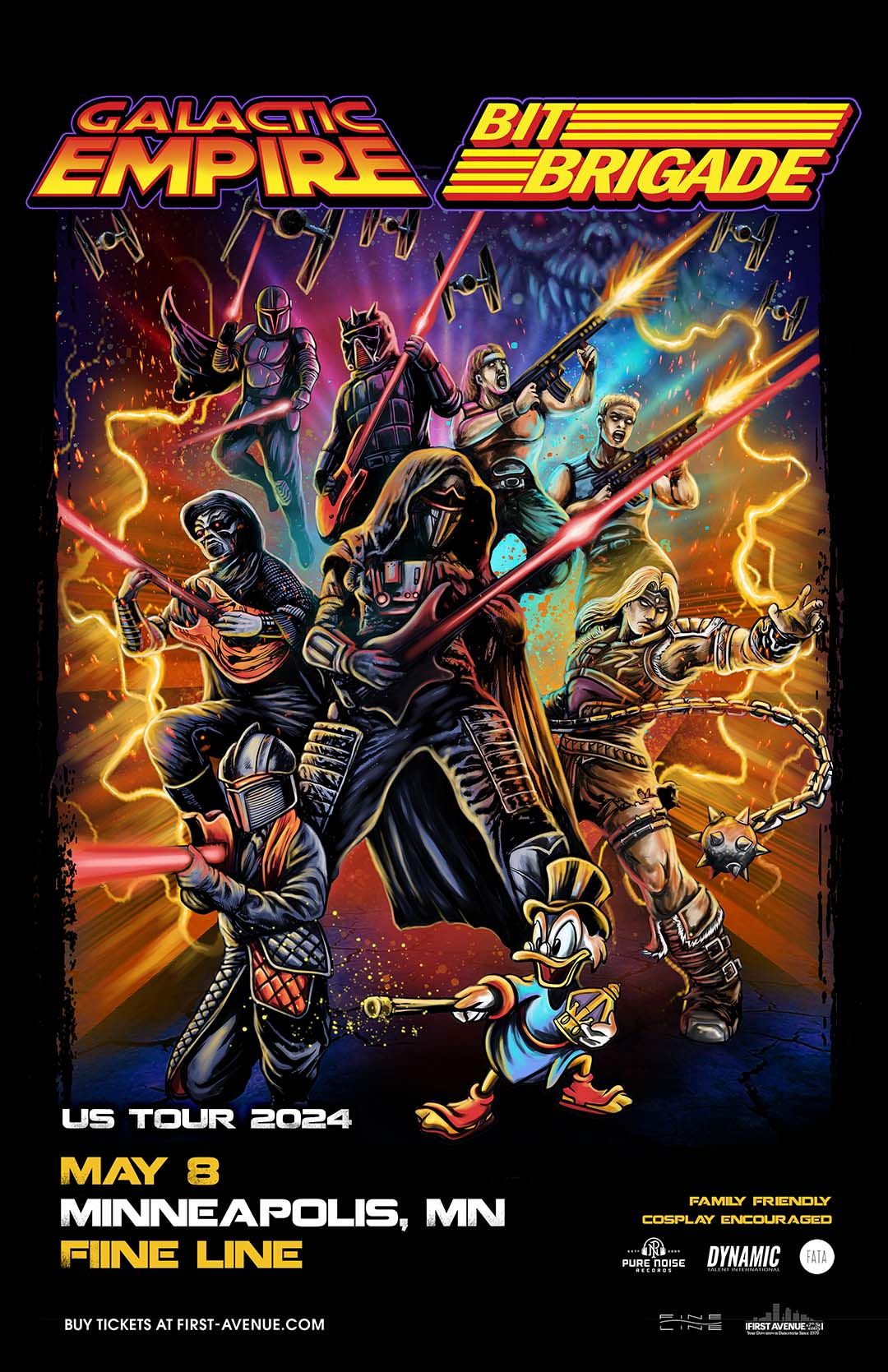 Galactic Empire and Bit Brigade at Music Farm Charleston, 17 November | Event in Charleston | AllEvents