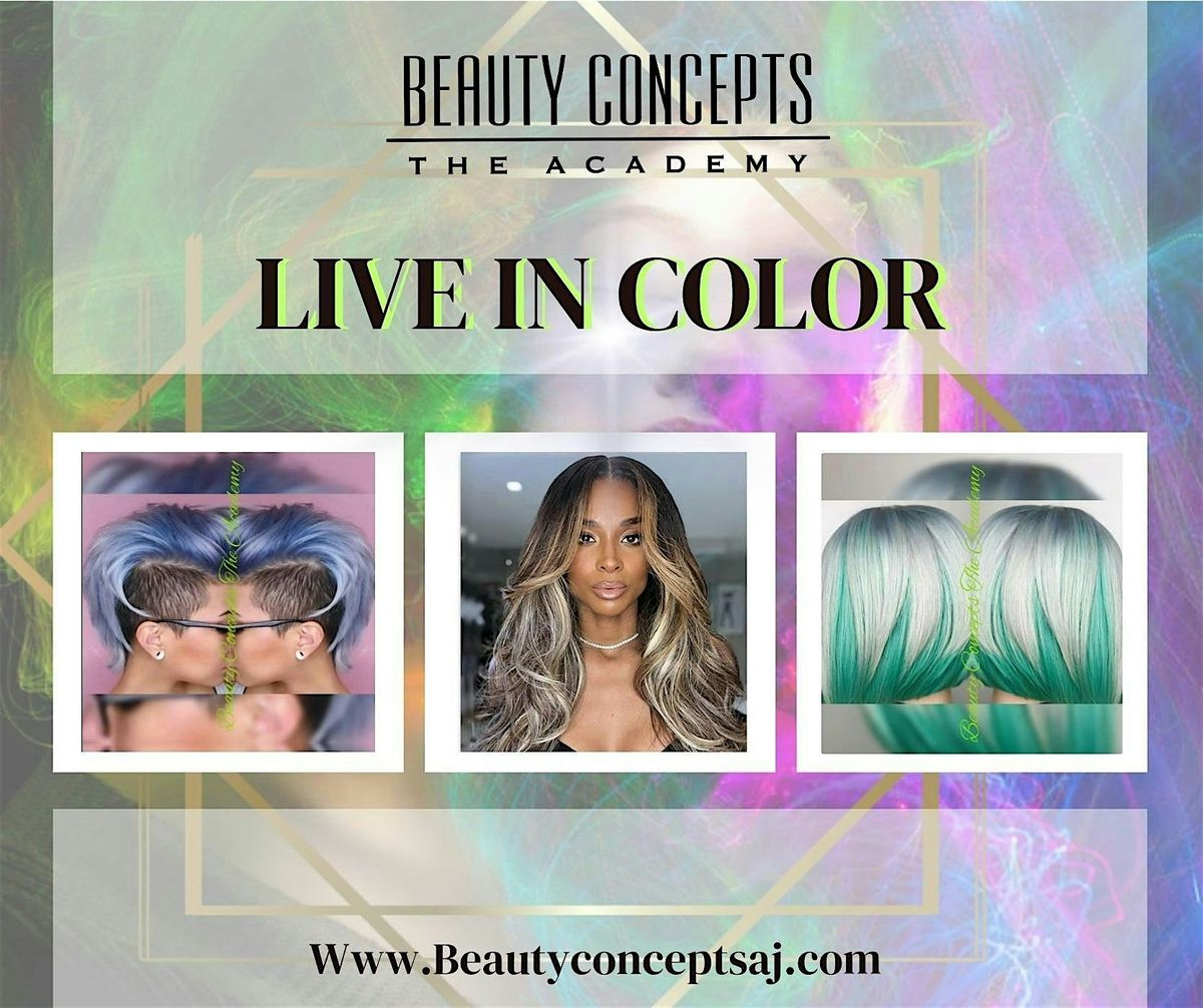 Live in Color: Hair Color "Hands-on" In-Person and Virtual classes, 5 January | Event in Peachtree Corners