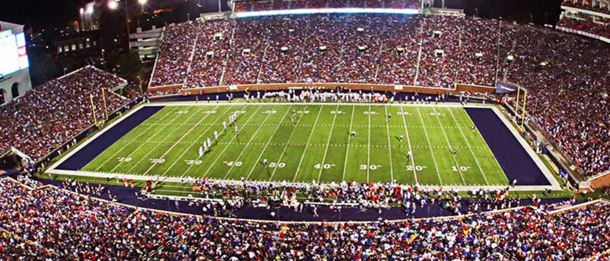 Georgia Bulldogs at Ole Miss Rebels Football at Vaught-Hemingway