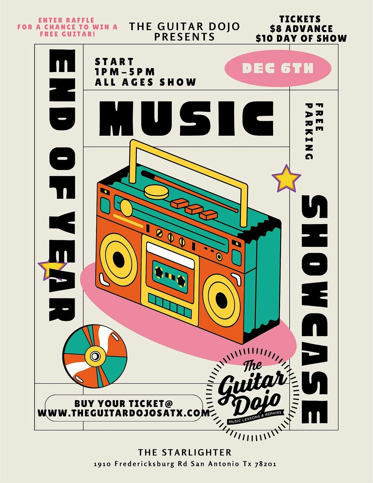 End Of Year Showcase, 6 December | Event in San Antonio | AllEvents