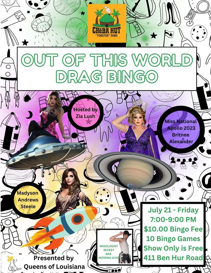 Cheba Hut Out of this World Drag Bingo, Cheba Hut "Toasted" Subs (Baton