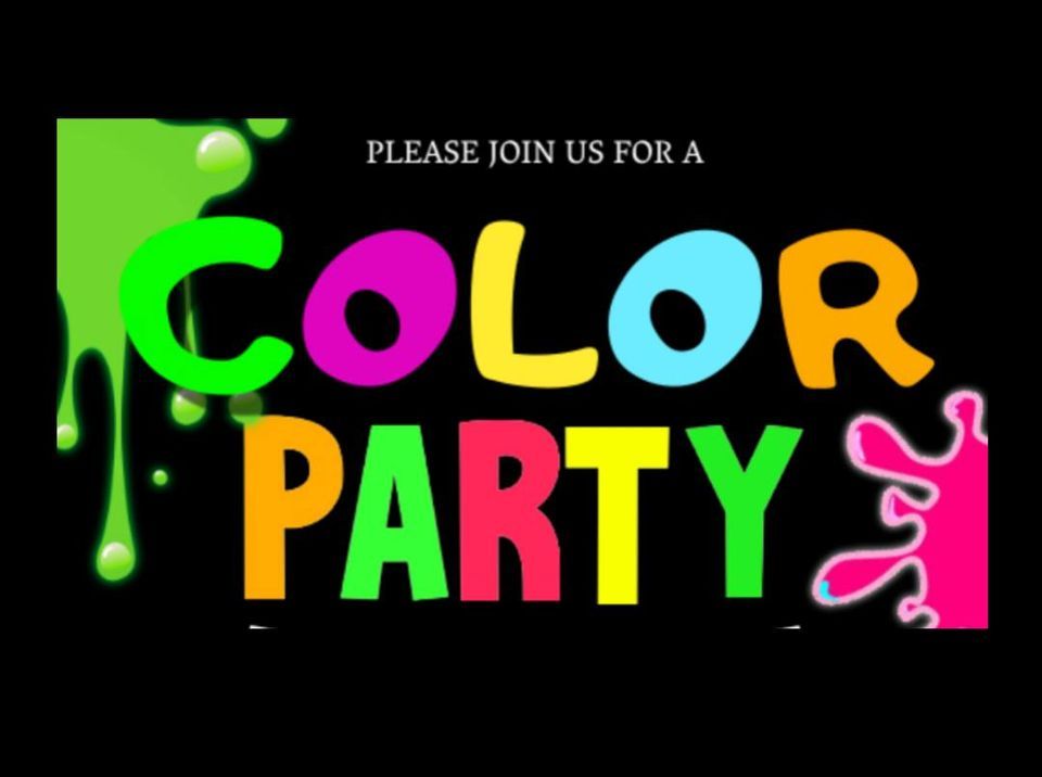 10th Anniversary "Color" Paint Party, Girl Art Paint Parties