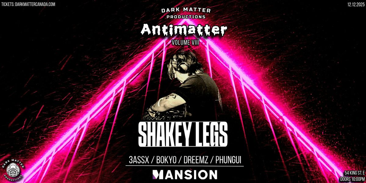 Dark Matter Productions Presents: Antimatter Vol. VIII, 12 December | Event in Hamilton | AllEvents