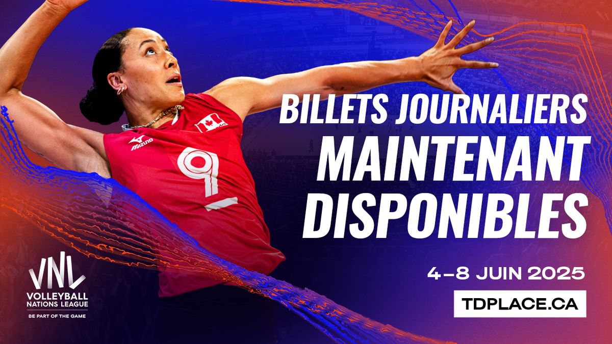 Forfait 3 jours - Ligue des Nations de Volleyball (Hommes), 11 June | Event in Quebec | AllEvents